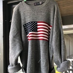 American flag sweater